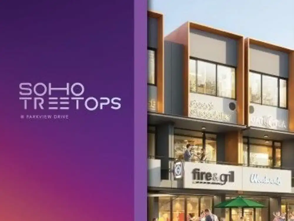 SOHO PREMIUM Modern Minimalis 3 Lantai + Area Eksclusif Alfresco