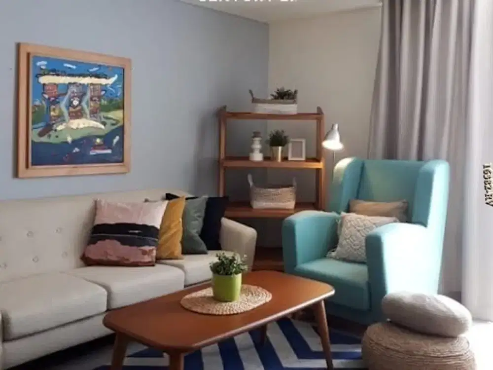Dijual Fully Furnished Apartemen Accent  2 BR Di CBD Bintaro Jaya