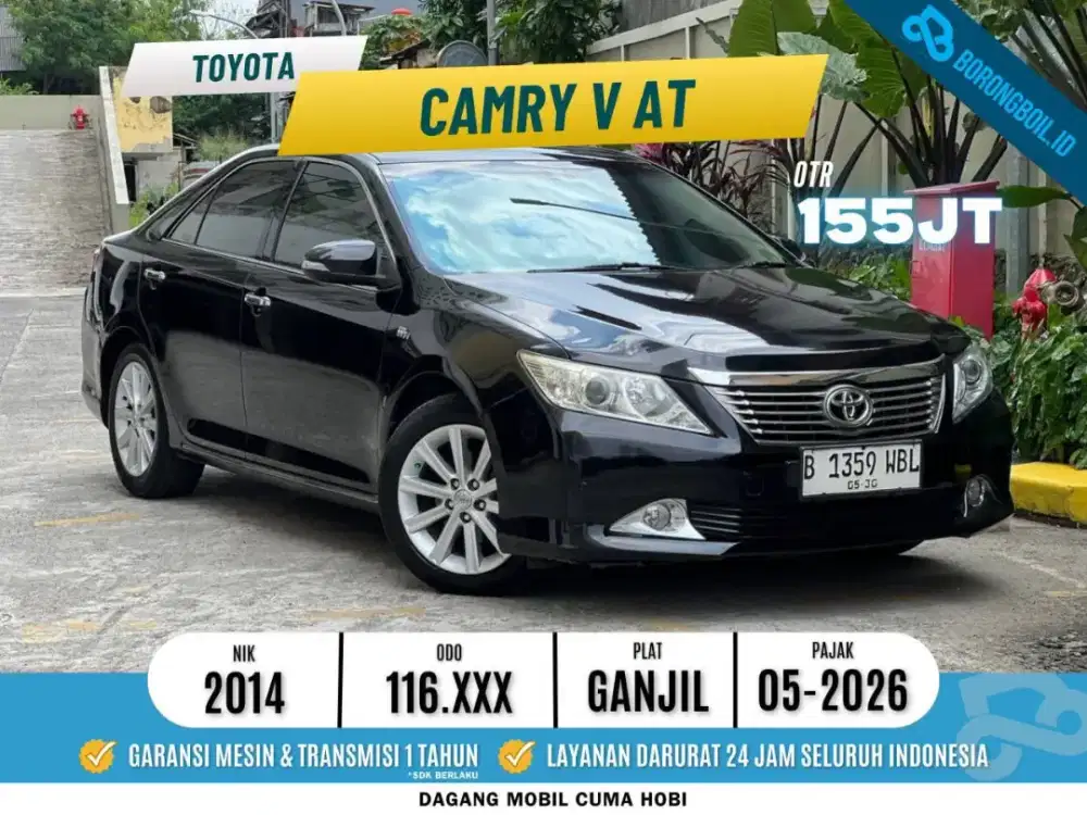 Toyota Camry 2.5 V Matic 2014 Hitam