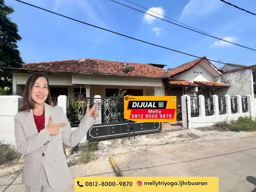 Rumah Posisi Hoek, Tanah Luas Jatibening Baru Pondok Gede, Bekasi