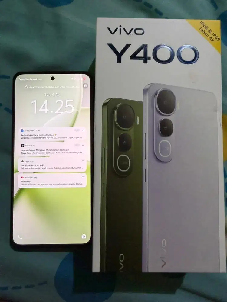 Vivo y400 8/256 green