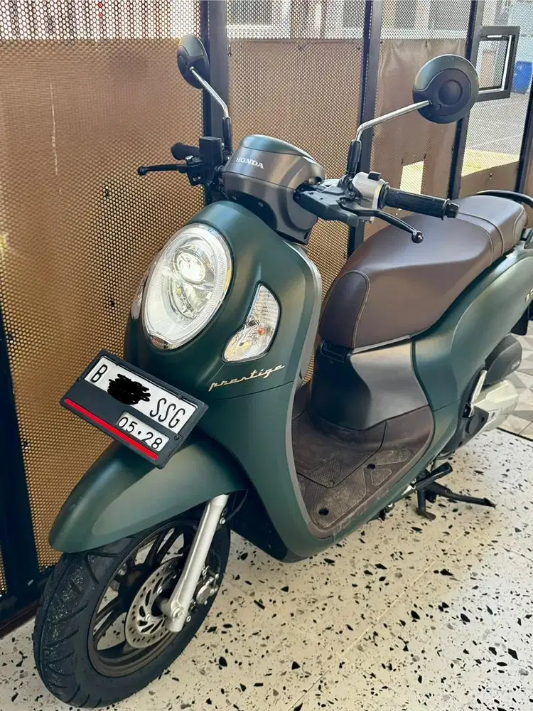 Scoopy Prestige 2023 Green Kondisi Istimewa KM 2.750