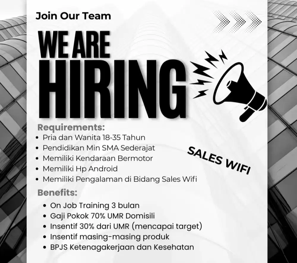 Sales Canvasing Wifi CBN