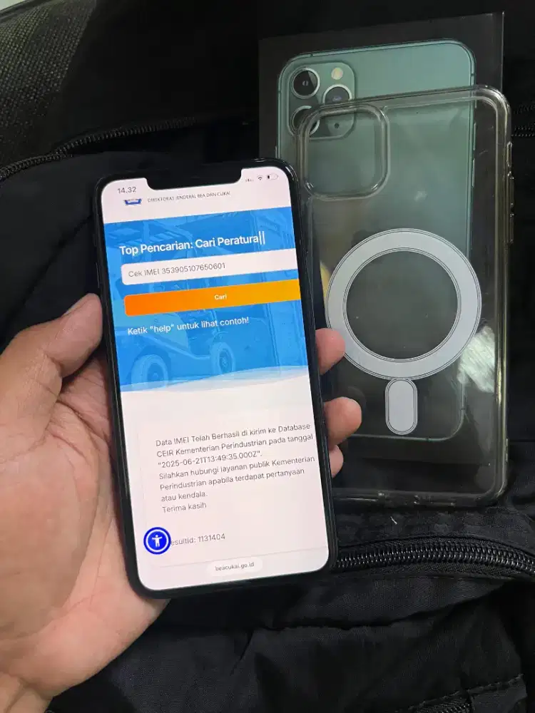 Iphone 11 promax 64gb becuk