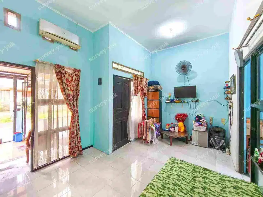 Rumah lt 84 m2 lb 45 m2 Dalam Cluster bebas Banjir BU Di Benda Baru - Pamulang