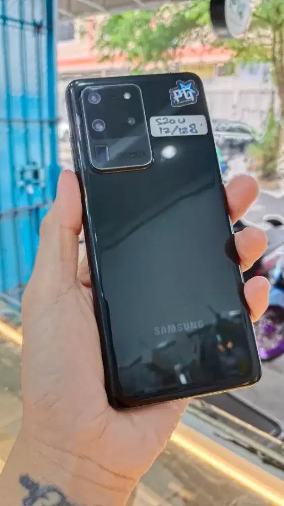 Samsung s20 ultra 12/128 mines sidik jari layar