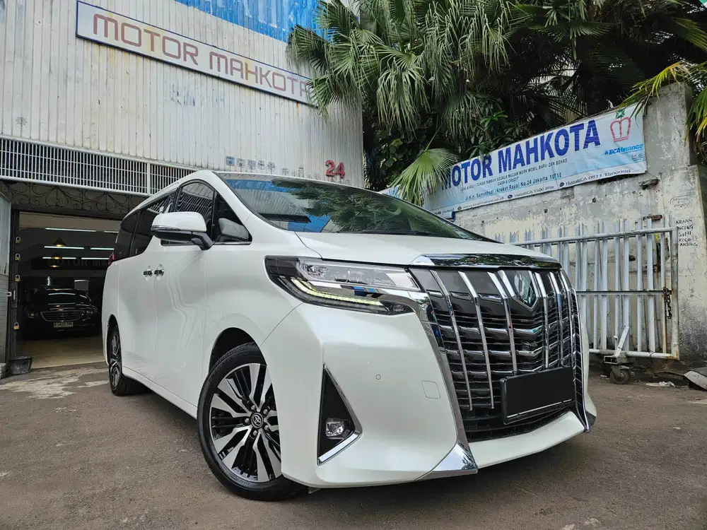 Full cat ori Toyota Alphard 2.5 G TSS 2024 nik 2023 putih white bagus