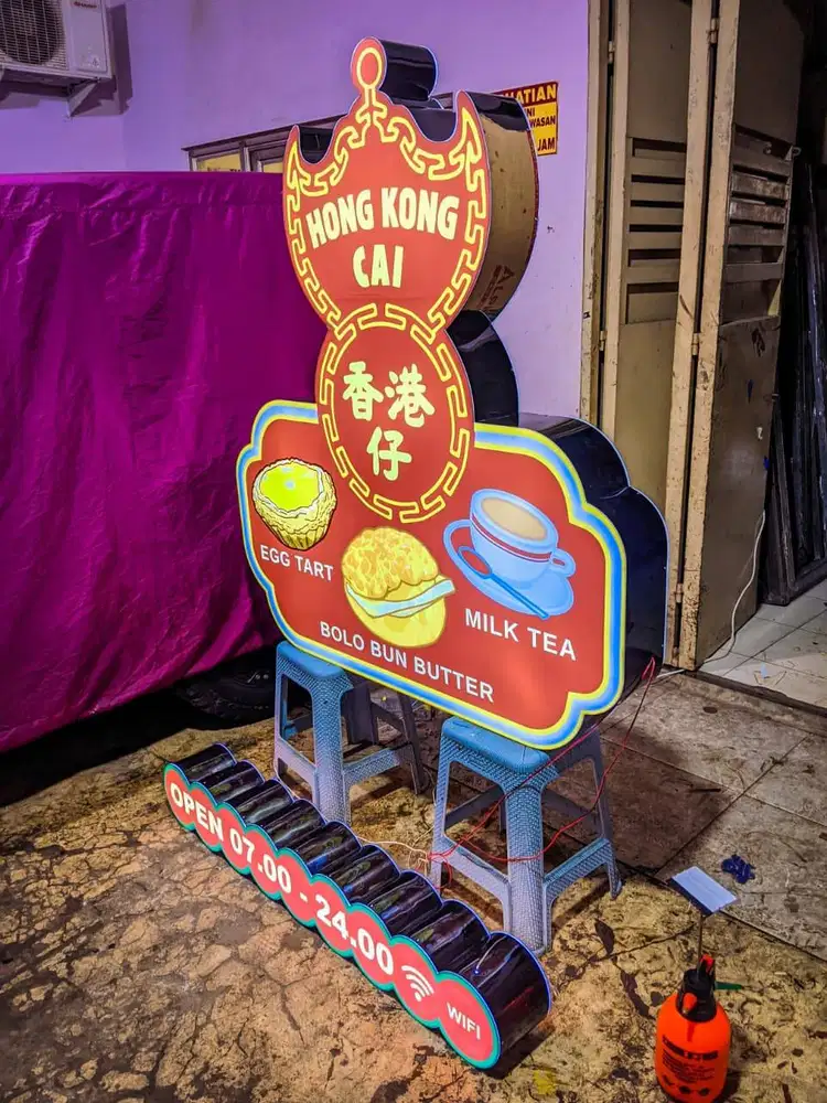 Neon box | Custom logo | Letters sign | Sigange | huruf timbul murah