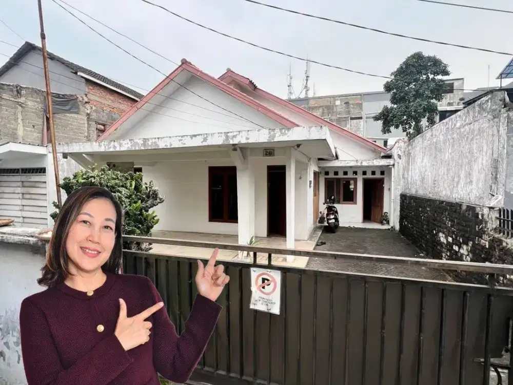 Rumah Asri Belakang Pasar Rumput, Minangkabau, Jakarta Selatan