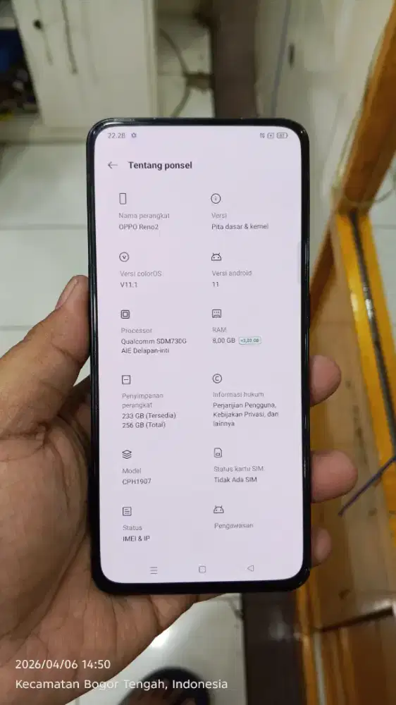 Oppo Reno 2 Sirip Hiu
