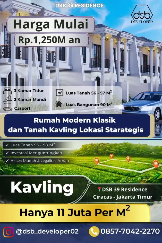 Rumah Modern Klasik 2 Lantai – Lokasi Strategis & Investasi Terbaik