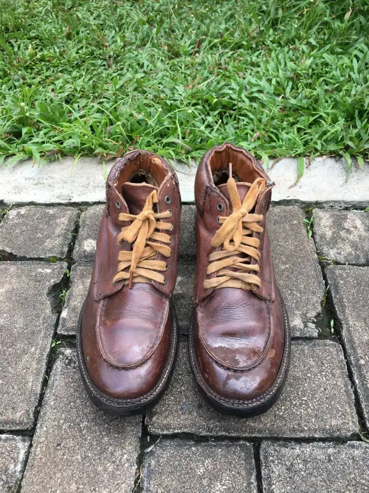Sepatu kulit second original Boots Zara Man