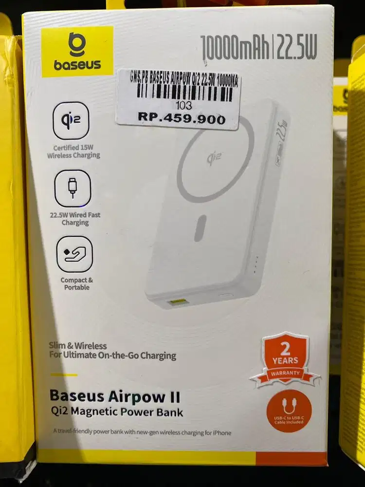 PB BASEUS AIRPOW Qi2 22.5W 10000mah