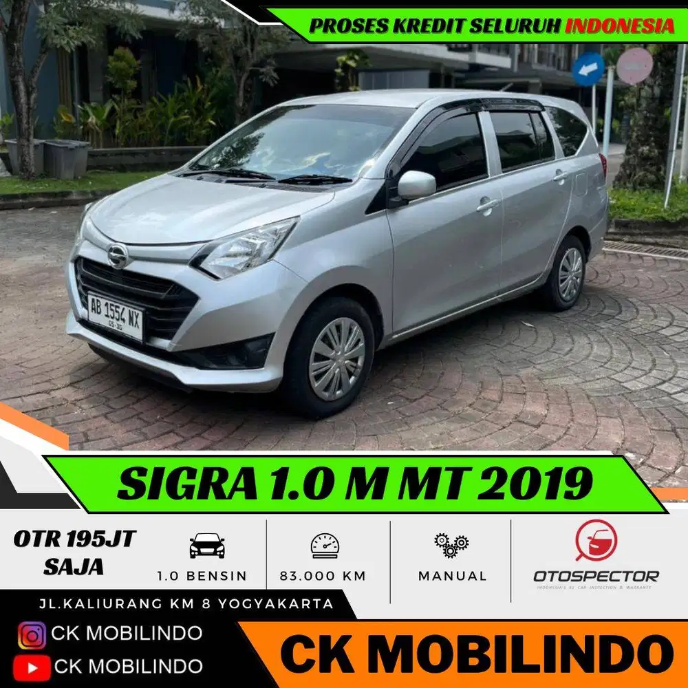 Daihatsu Sigra M Manual 2019 AB Tgn1 ORISINIL DP Minim Kredit Murah