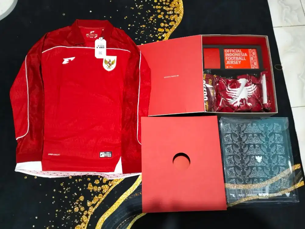 Jersey Timnas Indonesia LS PI+ Box Set