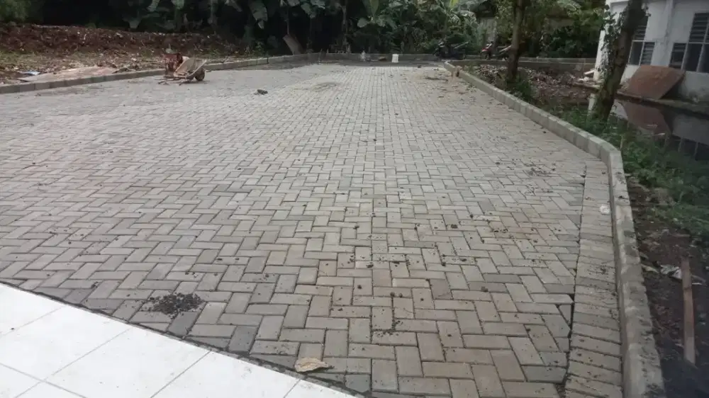 Land clearing aspal jalan paving turap hotmix