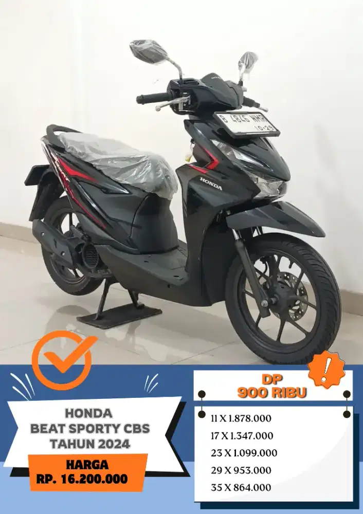 HONDA BEAT SPORTY CBS TAHUN 2024