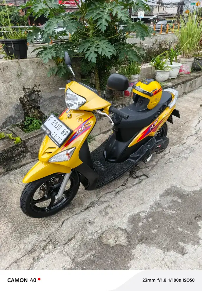 RESTORASI RINGAN MIO SPORTY BASIC SMILE 2010 KUNING