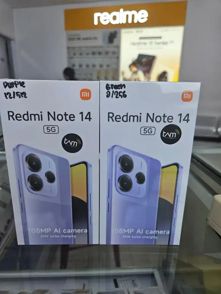 Note 14 5g 8/256 ready di alvajaya