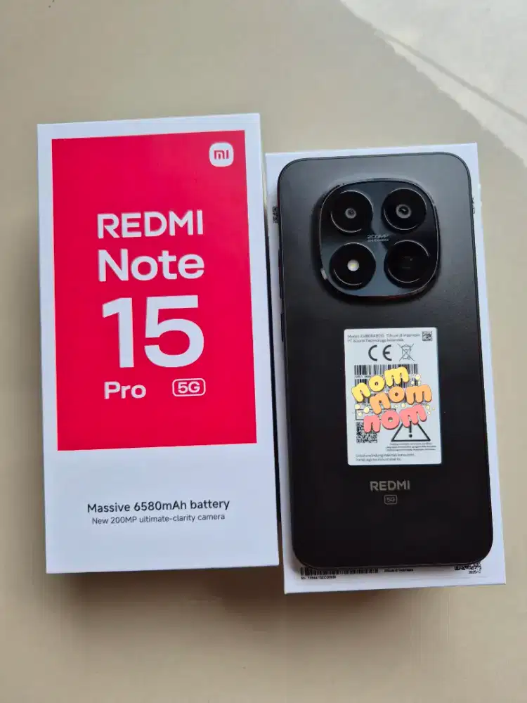 (3 Minggu Pakai) Redmi Note 15 PRO 5G Like New