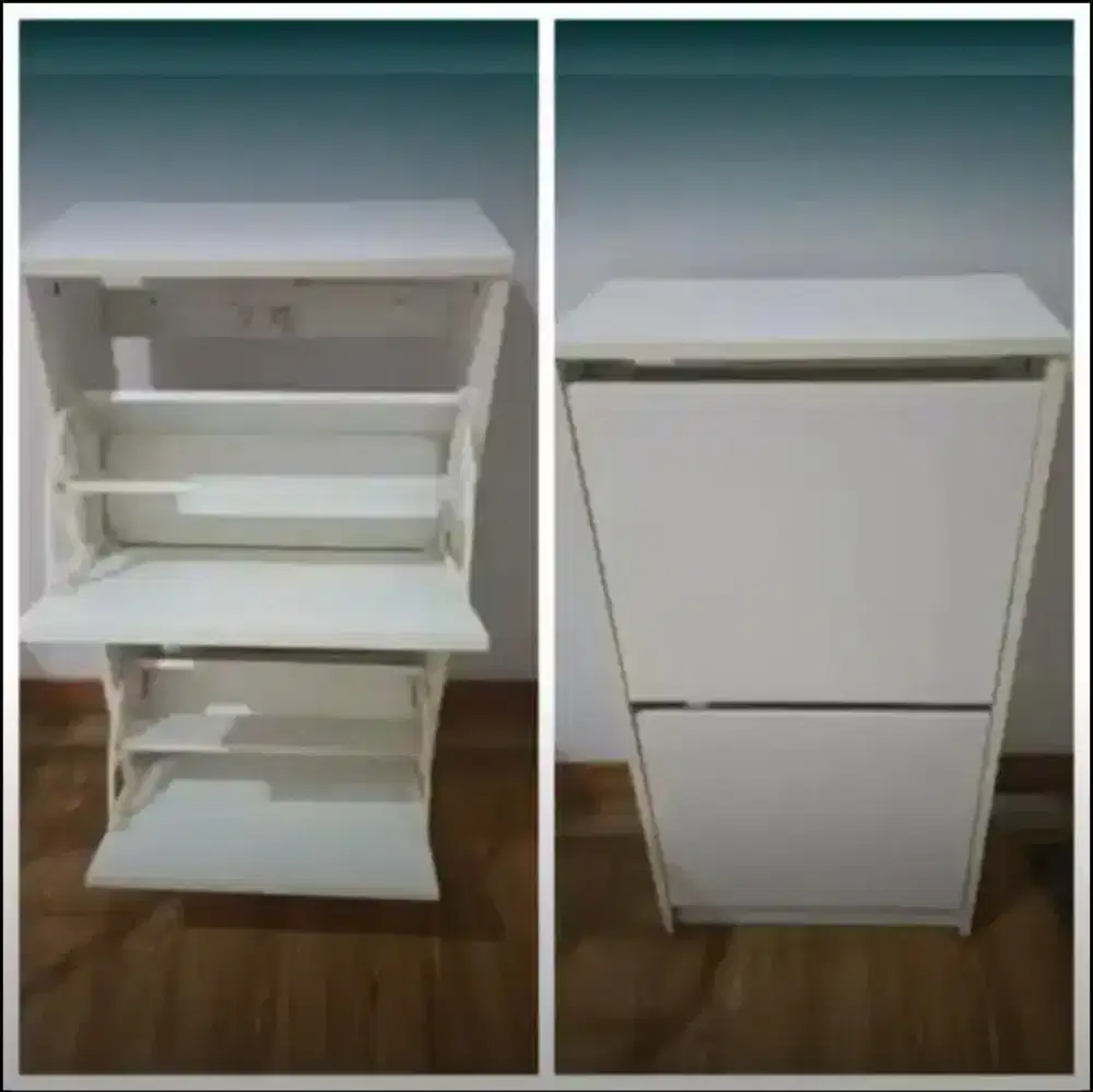 Jual murah rak sepatu msh bgs ukuran 49x29x93cm,harga 700 ribu bs nego