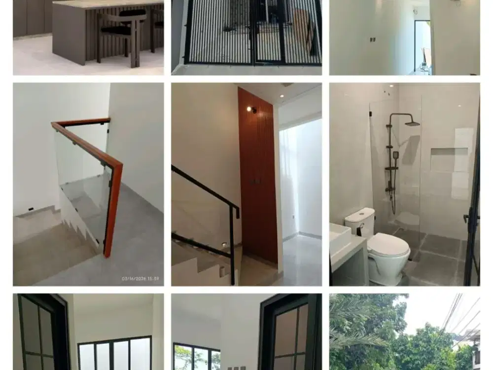 Murah !! DIJUAL RUMAH 2 LANTAI SEMI FURNISHED SIAP HUNI BEBAS BANJIR