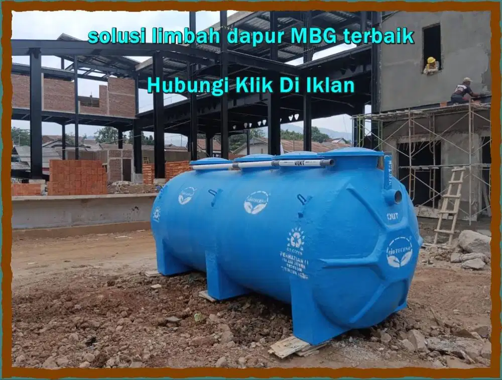 IPAL limbah minyak dapur MBG-IPAL Dapur SPPG