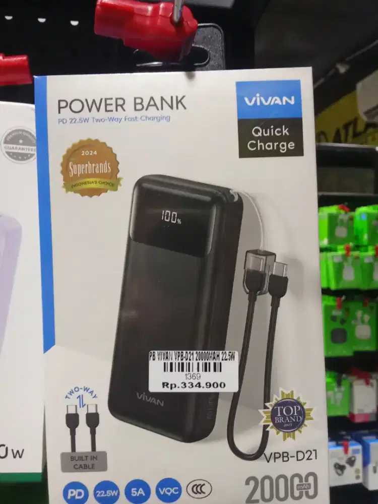 PB VIVAN VBP-D21 20000MAH 22,5W