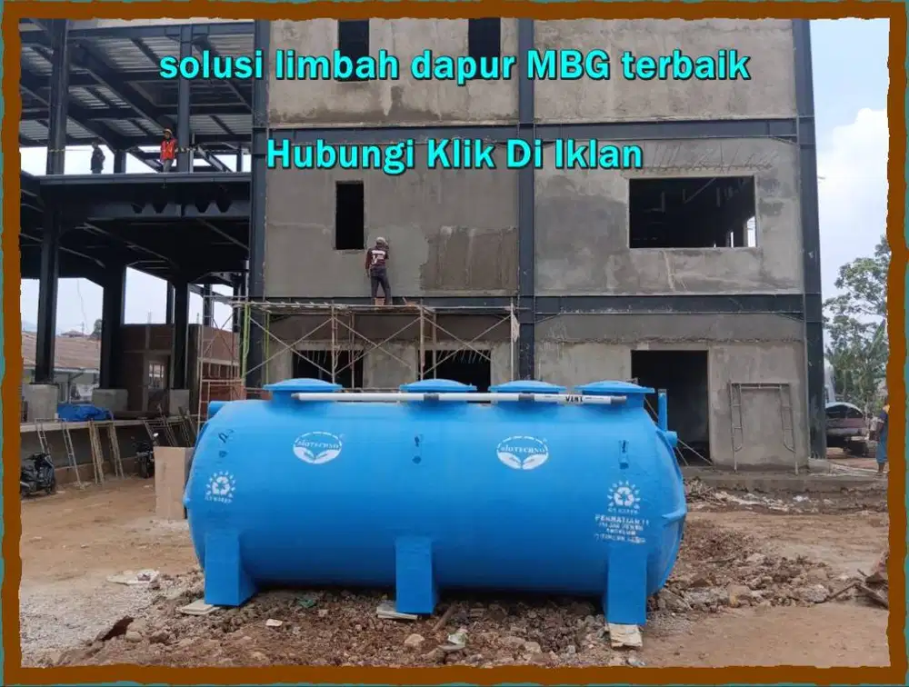 IPAL dapur  SPPG restoran MBG-IPAL Badan Gizi Nasional, IPAL BGN