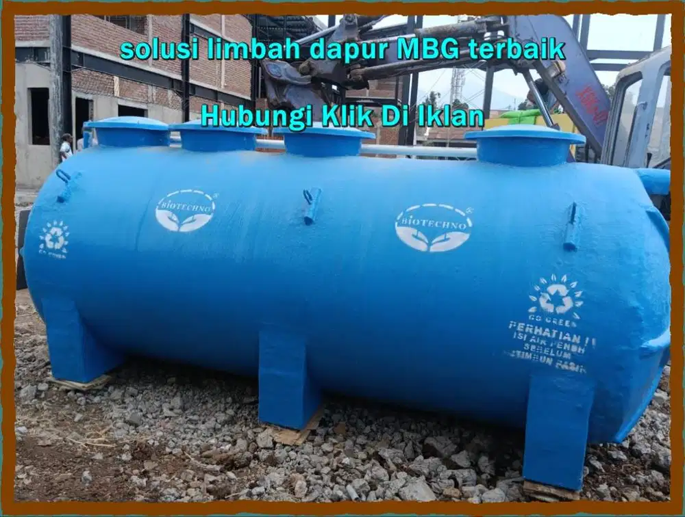 IPAL dapur kapasitas besar MBG -IPAL Dapur SPPG