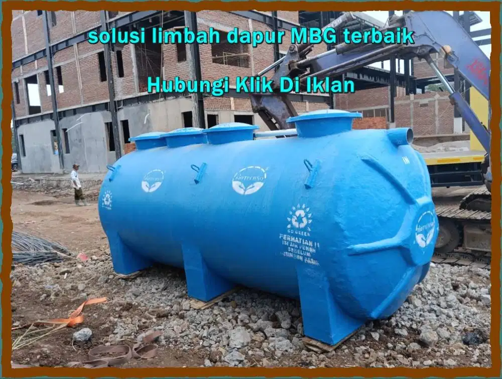 instalasi IPAL dapur cepat MBG- IPAL Dapur BGN