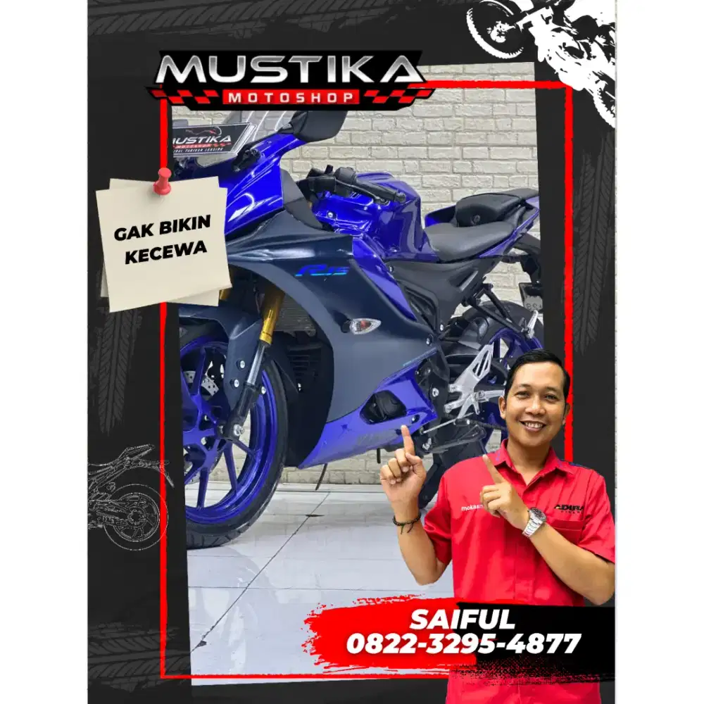 Obral Dp500rb Murah Se olx!!Yamaha R15 V4 2023 Wrna Favorit-Mustika