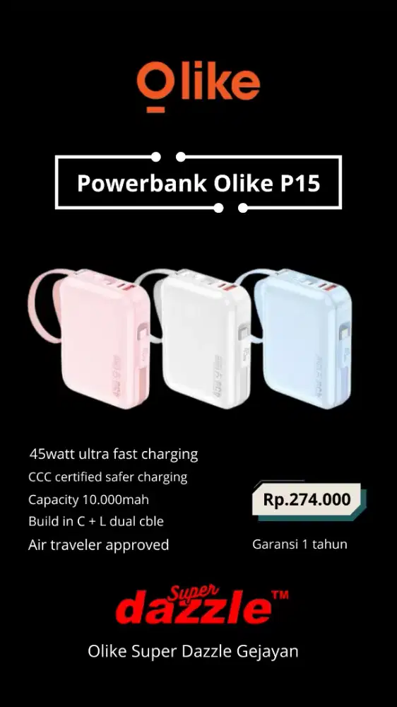 Powerbank Olike P15