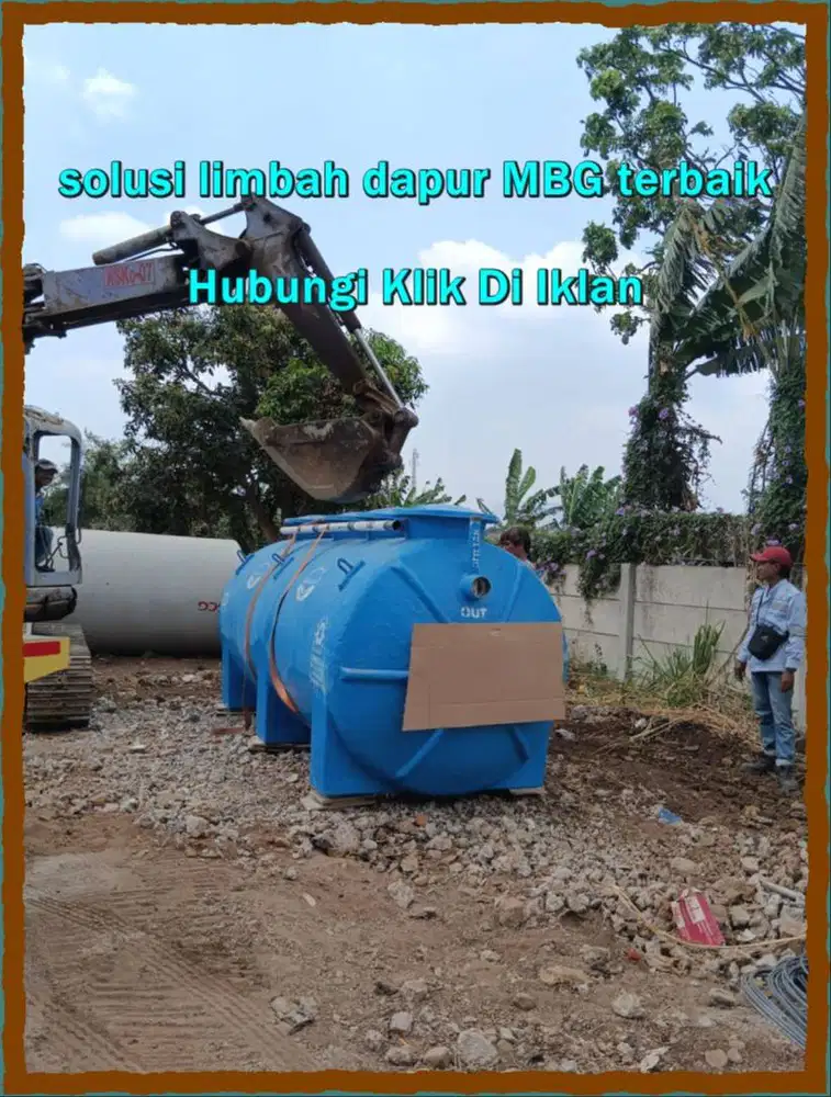 IPAL dapur SPPG hemat biaya MBG-IPAL Badan Gizi Nasional, IPAL BGN