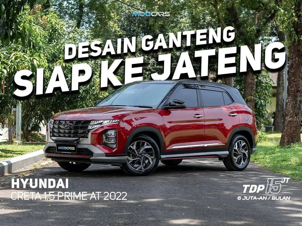 PROMO ANGSURAN 6 JUTAAN !! CRETA PRIME 1.5 AT 2022 MERAH MOBCARS