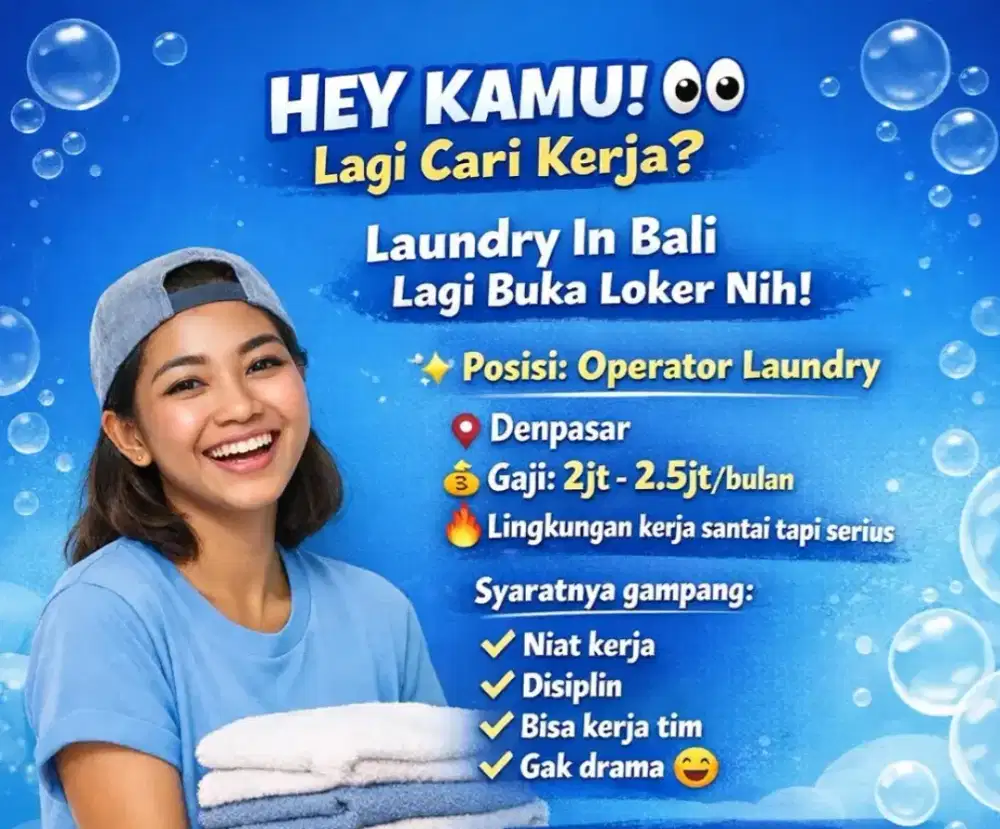 Lowongan staff laundry