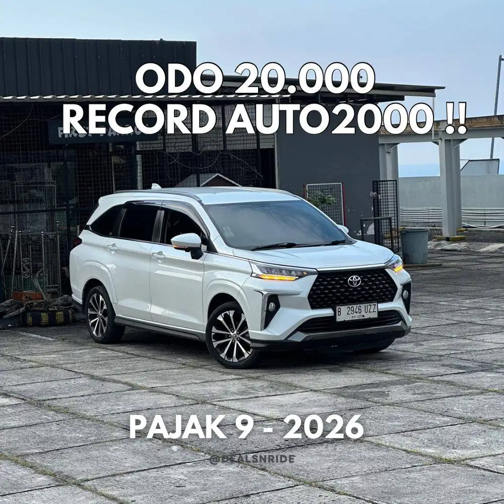 KM 20.000 ANTIKK !! PAJAK 9/2026 TOYOTA VELOZ Q NON TSS 2022 RARE !!