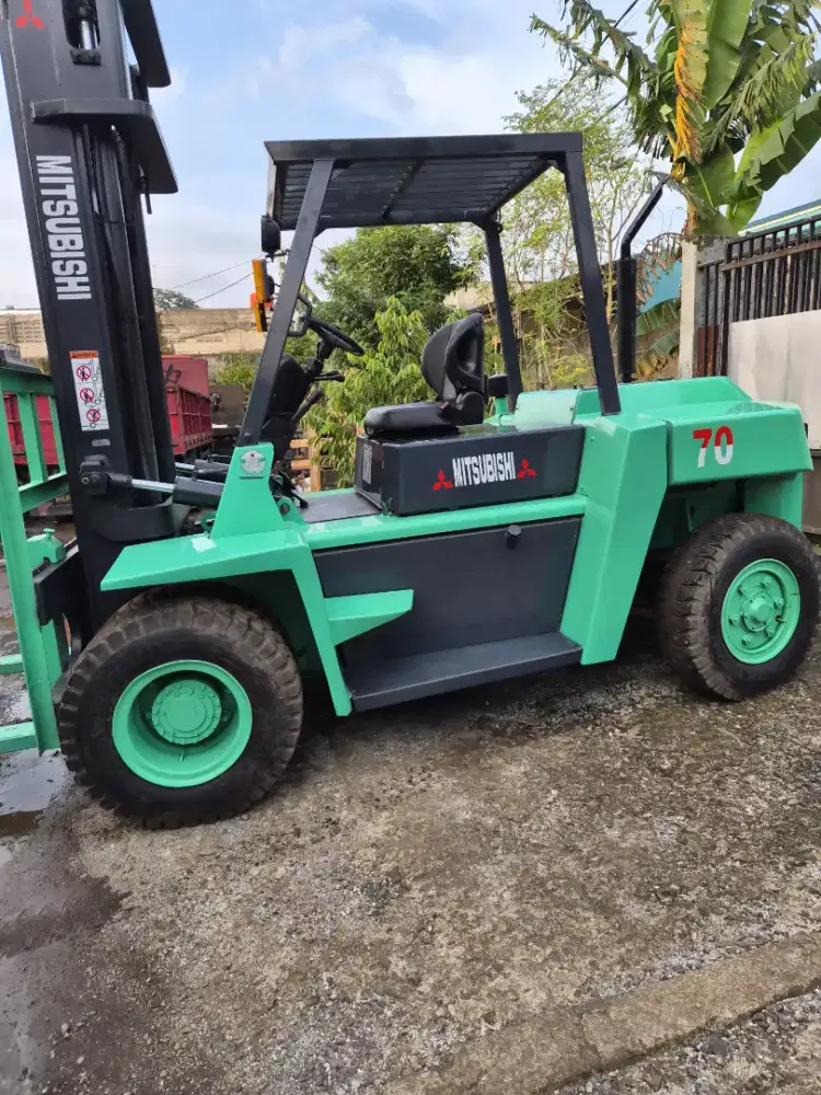 Forklift 7 Ton Mitsubishi barang siap kerja cakep