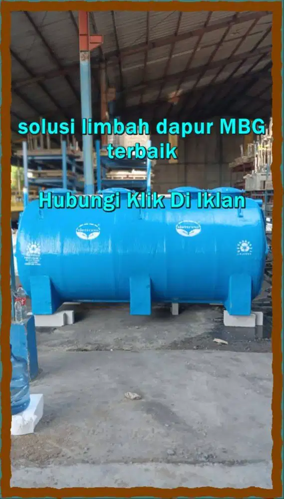 IPAL limbah dapur higienis MBG-IPAL Dapur SPPG