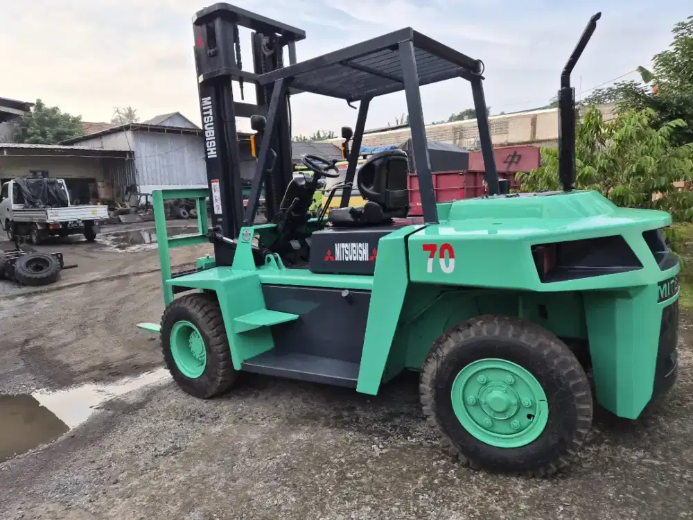 Forklift 7 Ton Mitsubishi barang murah siap kerja bagus