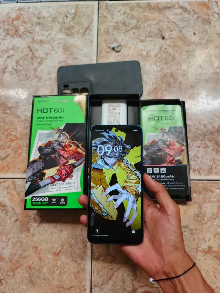 Infinix Hot 60i Ram 8+8/256 Fullset