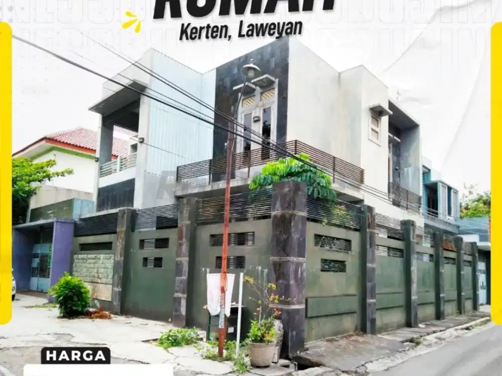 Dijual Rumah Industrial Modern Hook di Kerten, Laweyan, Solo!!
