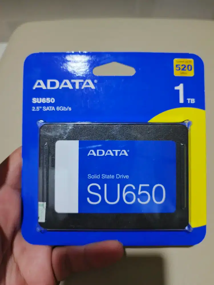 SSD Adata SU650 1TB Baru (buka kemasan claim garansi)