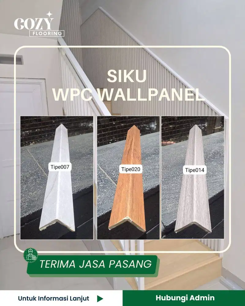 List Siku WPC Wallpanel panjang 3m | List wallpanel