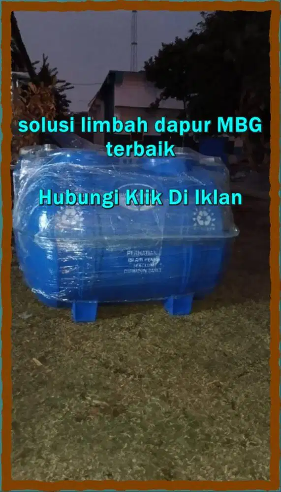 IPAL  SPPG dapur berkualitas tinggi MBG