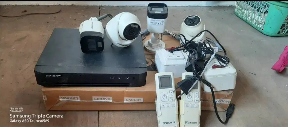 JUAL SECOND SEPERANGKAT CCTV 4 CHANNEL 4 CAMERA