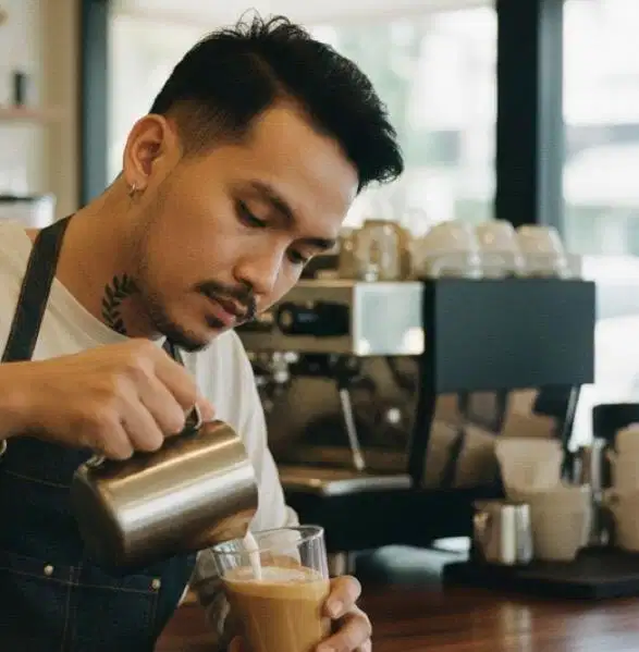 Cari lowongan barista caffe/resto.