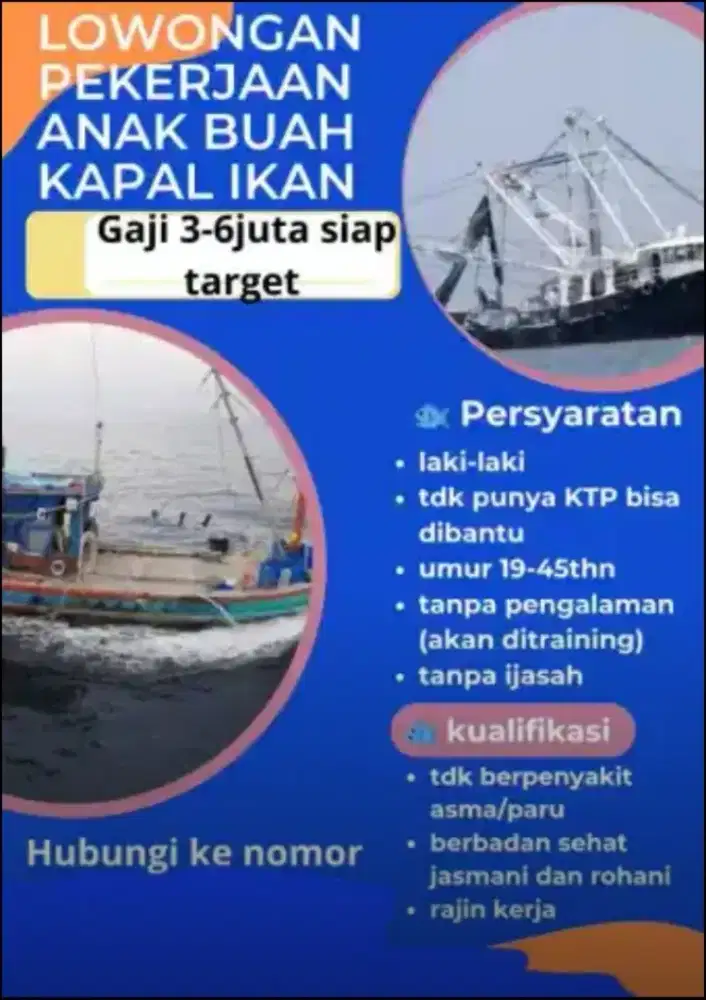 Lowongan kerja abk kapal