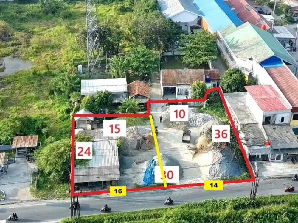 Tanah Komersil Murah Pinggir Jalan Raya di Sukatani Kab Bekasi Bisa diperluas