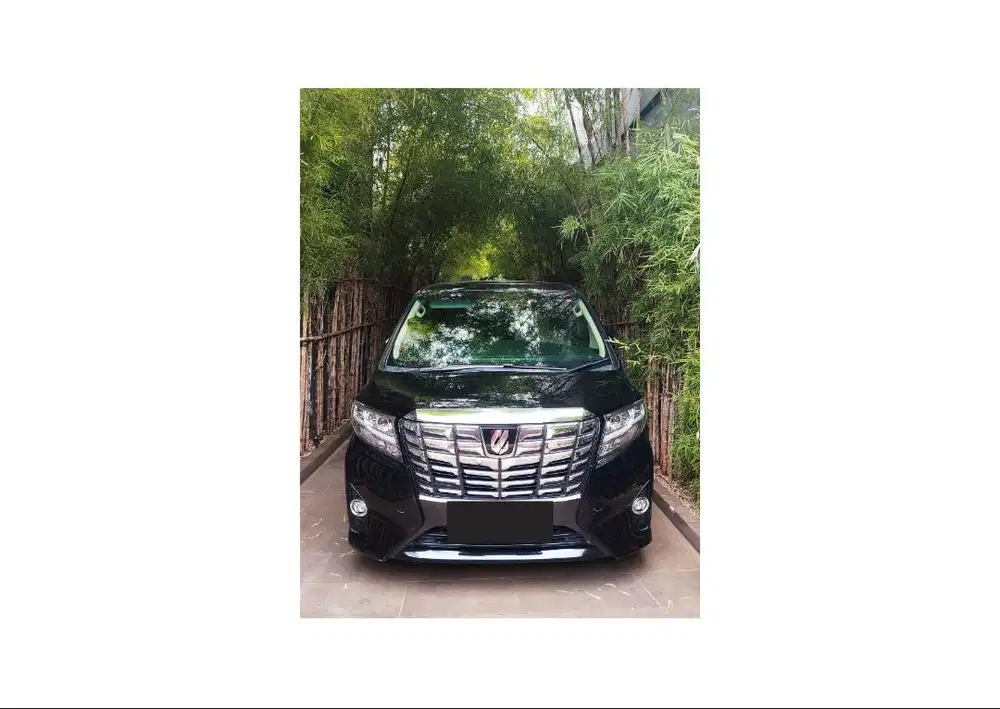 DIJUAL CEPAT ALPHARD HITAM TAHUN 2016